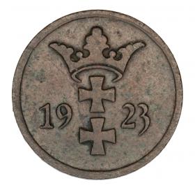 Obrazek dla: 2 fenigi 1923 Wolne Miasto Gdańsk