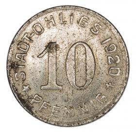Obrazek dla: 10 fenigów 1920 Ohligs Nadrenia