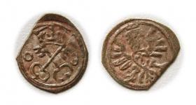 Obrazek dla: Denar 1608 Zygmunt III Waza Poznań
