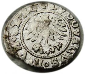 Obrazek 2 dla: Półgrosz 1526 Ludwik I Jagiellończyk Świdnica