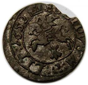 Obrazek 2 dla: szeląg 1652 Jan Kazimierz Wilno