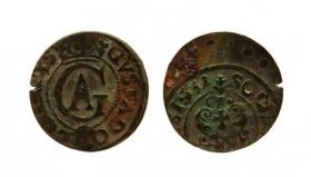 Obrazek dla: Szeląg 1631 Gustaw Adolf Ryga