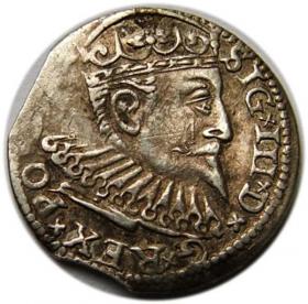 Obrazek dla: Trojak 1599 Zygmunt III Waza Ryga