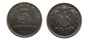 Obrazek dla: 5 fenigów 1921 Berlin Republika Weimarska