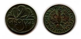 Obrazek dla: 2 grosze 1925 II RP