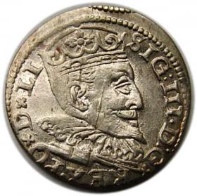 Obrazek dla: Trojak 1596 Zygmunt III Waza Ryga