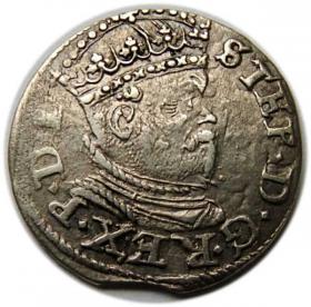Obrazek dla: Trojak 1586 Stefan Batory Ryga