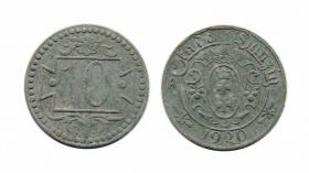 Obrazek dla: 10 fenigów 1920 Wolne Miasto Gdańsk