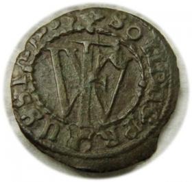 Obrazek dla: Szeląg 1655 Fryderyk Wilhelm I Prusy Królewiec