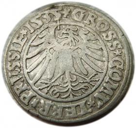 Obrazek 2 dla: Grosz pruski 1535 Zygmunt I Stary Prusy Królewskie Toruń
