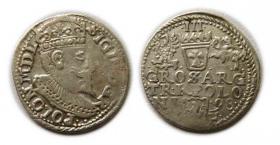 Obrazek dla: Trojak 1598 Zygmunt III Waza Olkusz