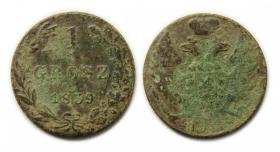 Obrazek dla: Grosz 1839 byłe Królestwo Polskie Warszawa