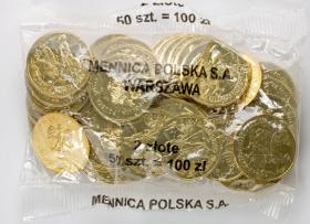 Obrazek dla: 2 zł 2007 Rycerz ciężkozbrojny 50 sztuk worek menniczy