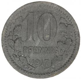Obrazek 2 dla: 10 fenigów 1917 Bonn Nadrenia