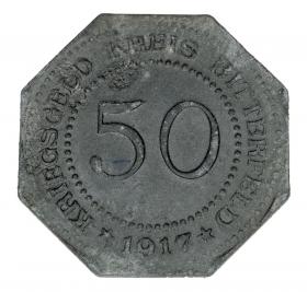 Obrazek dla: 50 fenigów 1917 Bitterfeld Saksonia