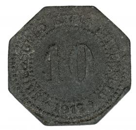 Obrazek dla: 10 fenigów 1917 Bitterfeld Saksonia