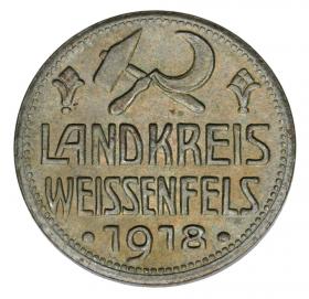 Obrazek dla: 10 fenigów 1918 Weissenfels Saksonia