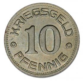 Obrazek 2 dla: 10 fenigów 1918 Weissenfels Saksonia