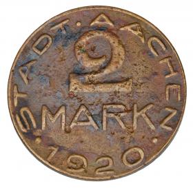 Obrazek dla: 2 marki 1920 Aachen Nadrenia