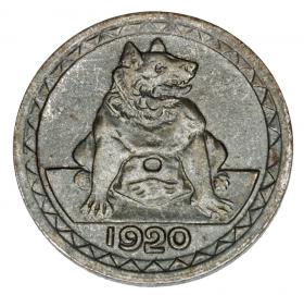 Obrazek 2 dla: 25 fenigów 1920 Aachen Nadrenia