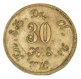 Obrazek 2 dla: Żeton 1861 Dąbrowa