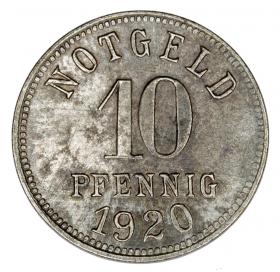 Obrazek 2 dla: 10 fenigów 1920 Kissingen