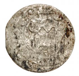 Obrazek 2 dla: Szeląg 1601 Zygmunt III Waza Ryga