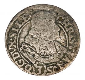 Obrazek dla: 3 krajcary 1669 Chrystian Wołowski Księstwo BrzeskoLegnickoWołowskie Brzeg