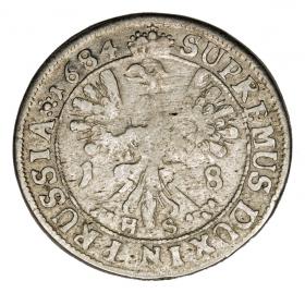 Obrazek 2 dla: Ort 1684 Fryderyk Wilhelm I Prusy Brandenburgia Królewiec