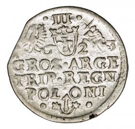 Obrazek 2 dla: Trojak 1623 Zygmunt III Waza Polska Kraków