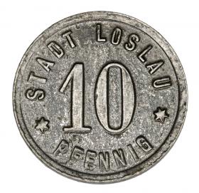 Obrazek dla: 10 fenigów 1918 Wodzisław Śląski / Loslau