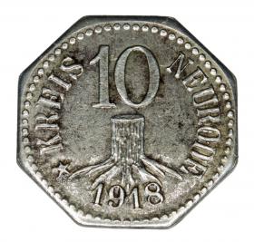 Obrazek dla: 10 fenigów 1918 Nowa Ruda / Neurode