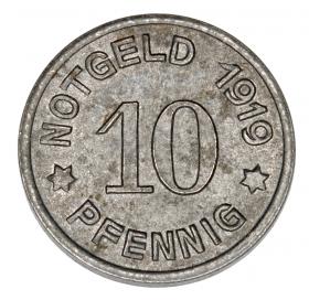 Obrazek 2 dla: 10 fenigów 1919 Gryfów Śląski / Greiffenberg
