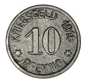 Obrazek 2 dla: 10 fenigów 1918 Oleśnica