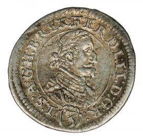 Obrazek dla: 3 krajcary 1624 Ferdynand II Habsburg Austria Graz