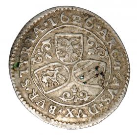 Obrazek 2 dla: 3 krajcary 1626 Ferdynand II Habsburg Austria Graz