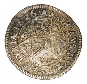 Obrazek 2 dla: 3 krajcary 1626 Ferdynand II Habsburg Austria Graz