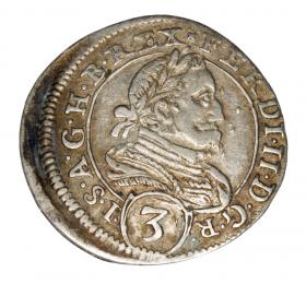 Obrazek dla: 3 krajcary 1626 Ferdynand II Habsburg Austria Graz