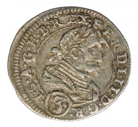 Obrazek dla: 3 krajcary 1626 Ferdynand II Habsburg Austria Graz