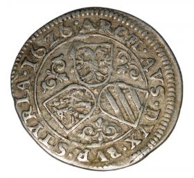 Obrazek 2 dla: 3 krajcary 1626 Ferdynand II Habsburg Austria Graz