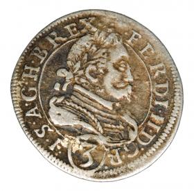 Obrazek dla: 3 krajcary 1629 Ferdynand II Habsburg Austria Graz