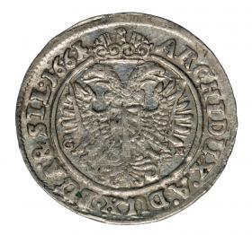 Obrazek 2 dla: 3 krajcary 1661 Leopold I Habsburg Śląsk Wrocław