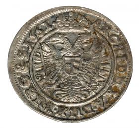 Obrazek 2 dla: 3 krajcary 1661 Leopold I Habsburg Śląsk Wrocław