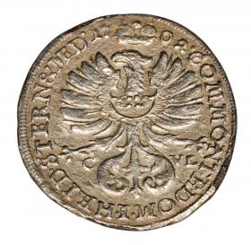 Obrazek 2 dla: 3 krajcary 1702 Chrystian Ulryk Księstwo Oleśnicko  Bierutowsko  Radziejowskie Oleśnica