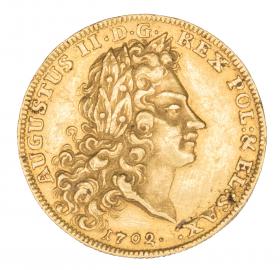Obrazek dla: 2 dukaty 1702 August II Mocny Polska Drezno
