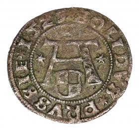 Obrazek dla: Szeląg 1529 Albrecht Hohenzollern Księstwo Pruskie Królewiec