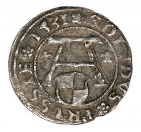 Obrazek dla: Szeląg 1531 Albrecht Hohenzollern Księstwo Pruskie Królewiec