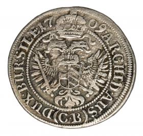 Obrazek 2 dla: 3 krajcary 1709 Józef I Habsburg Śląsk Brzeg