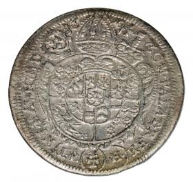 Obrazek 2 dla: 15 krajcarów 1694 Franciszek Ludwik von Pfalz Księstwo Nyskie Biskupów Wrocławskich Nysa