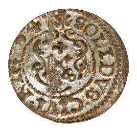 Obrazek 2 dla: Szeląg 1654 Karol Gustaw Ryga